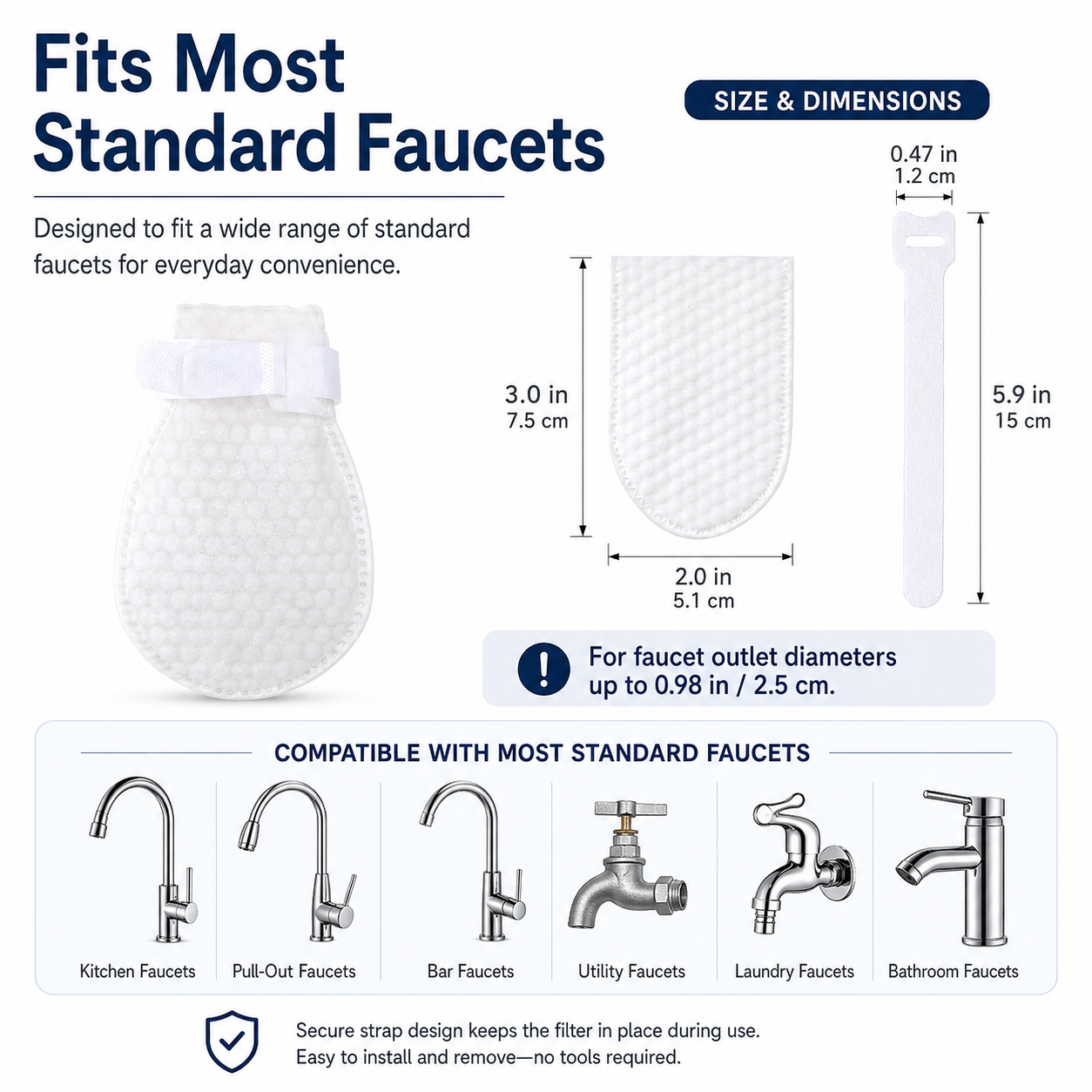 🚿 50% OFF 10-Pack Faucet Filter Pouches – Simple Everyday Water Pre-Filtering ✨