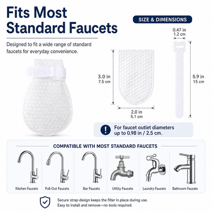 🚿 50% OFF 10-Pack Faucet Filter Pouches – Simple Everyday Water Pre-Filtering ✨