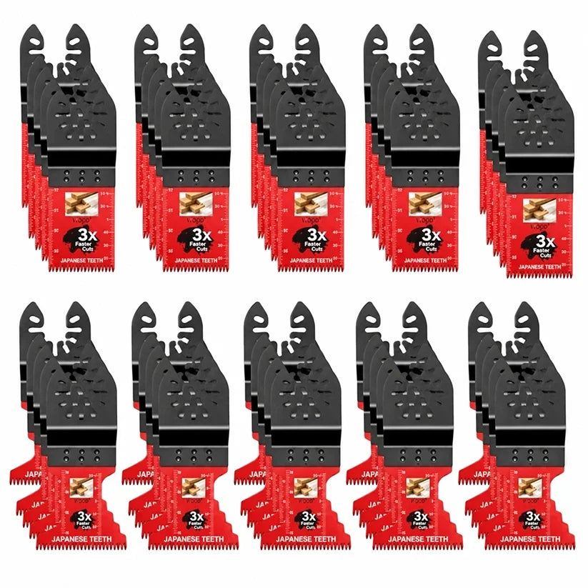 🔥 50% OFF Japanese-Tooth Oscillating Saw Blades 🪚 Fast & Clean Universal Cutting Blades