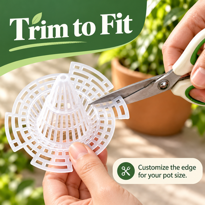 🌱 Raised 3D Plant Pot Drainage Mesh Pads – Non-Clogging Soil Retention Liners 🌿