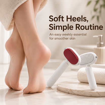 🦶 49% OFF 2-in-1 Foot Callus Remover – Scrape & Smooth Rough Heels ✨