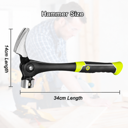 🔨 50% OFF Multi-Function Magnetic Claw Hammer — Hold Nails, Drive Fasteners & Pry with One Tool