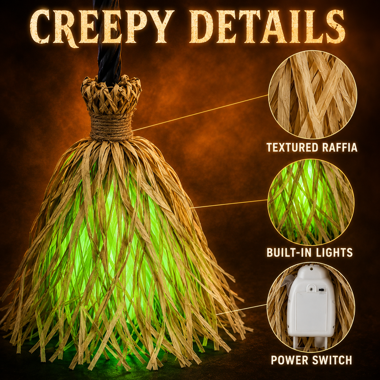 🧙‍♀️Witch's Broom | 35 Inches/90cm