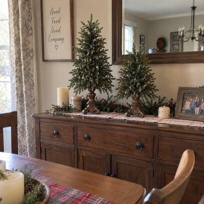 Vintage Tabletop Christmas Trees
