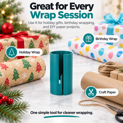 🎄 FINAL HOLIDAY SALE — 50% OFF 3PCS Smart Wrapping Paper Cutter for Faster, Straighter Gift Wrap 🎁