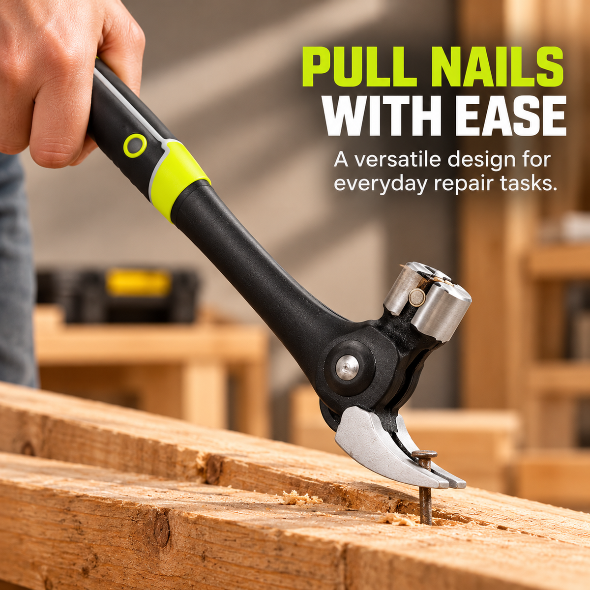 🔥 50% OFF – Multi-Function Hammer with Magnetic Nail Assist & Adjustable Claw 🔨