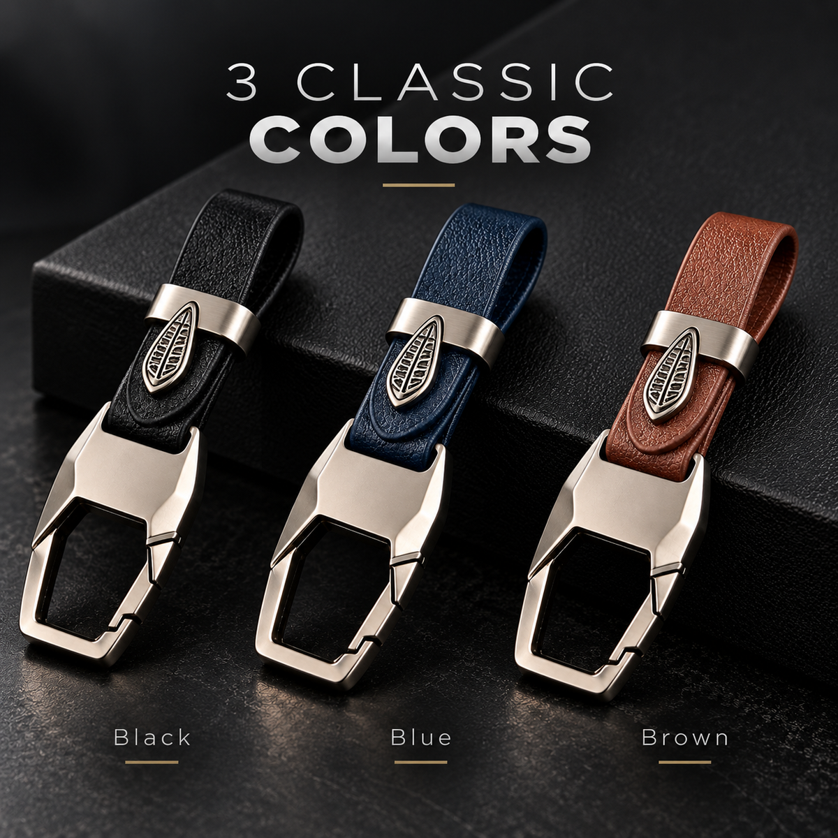 ⌚ 3PCS Men’s EDC Key Clip – Clean, Compact & Made for Everyday Carry 🔑