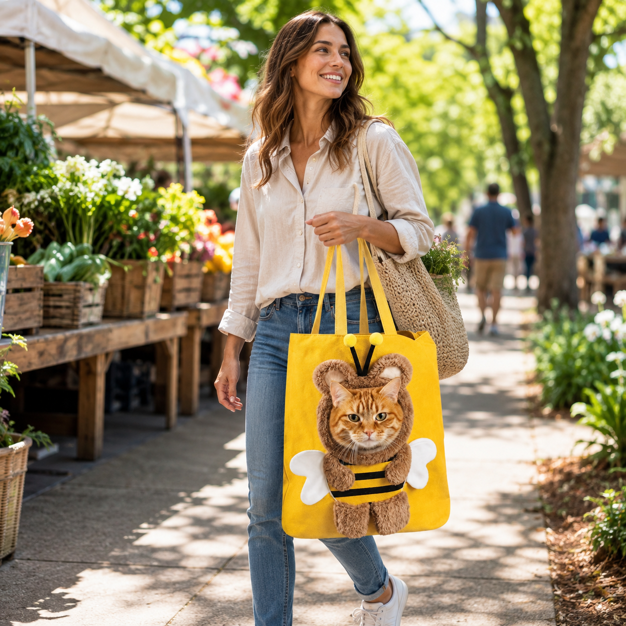 🐾 Hands-Free Pet Carrier Shoulder Bag