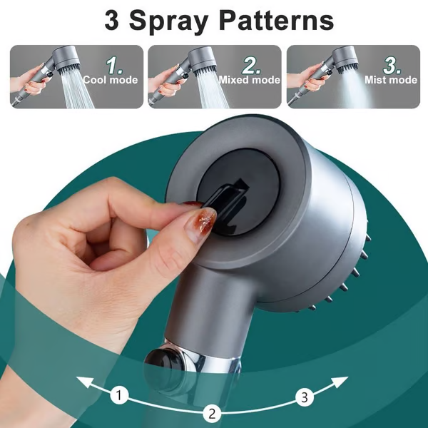 🚿 High-Pressure Multi-Function Handheld Shower Head Set with Targeted Spray Modes 💧