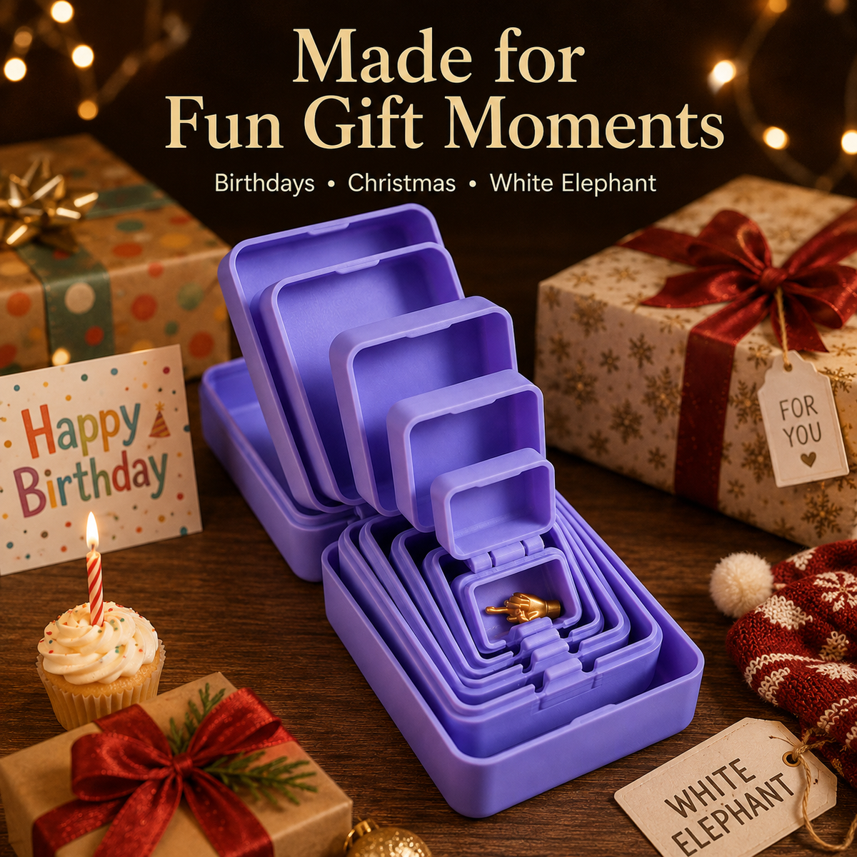 ⏰ LAST DAY: 50% OFF! 🎁 6-Layer Prank Nesting Box + Secret Mini Figurine 🤣