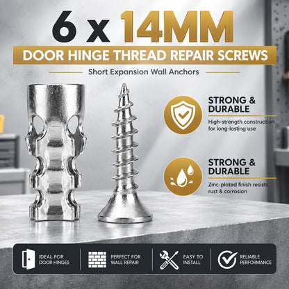 🔥TODAY'S SPECIAL OFFER-50% OFF 🔩 6X14MM SHORT EXPANSION SCREWS SET