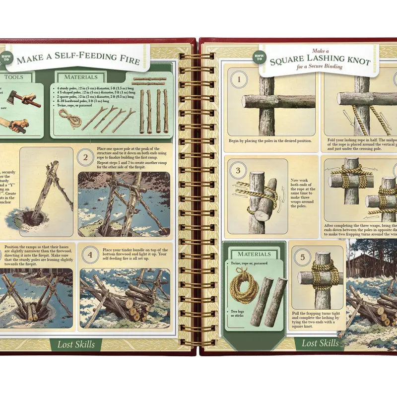 The Lost Skills of Independence Book 📚 200 Essential Skills For Survival, Home Projects & Self-Reliant Living