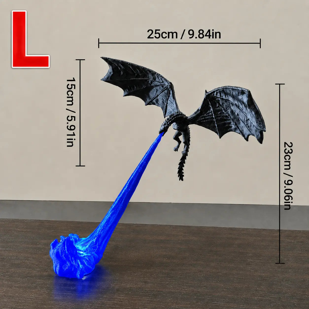🔥 49% OFF Dragon Flame Book Nook – Fantasy Shelf & Desk Decor 🐉