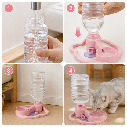 🐱 Automatic Cat Water Dispenser | Self-Refilling No-Power Pet Water Bowl for Fresh Hydration
