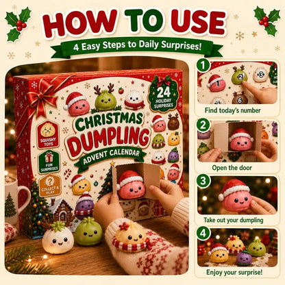 🎀 Calendrier de Noël Mini Squishies 2026🎄