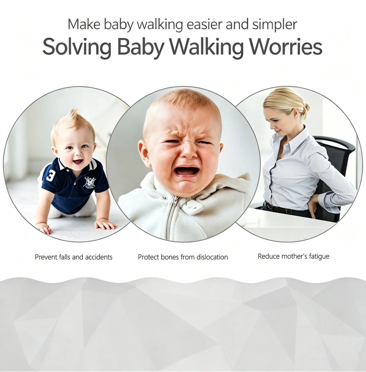 👼 50% OFF Limited Time 🚶 Baby Walking Assistant Harness – Safety Learning Walker Belt for Toddlers, Hands-Free Walking Support Helper