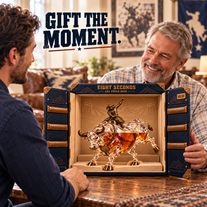 🎁 Western Rodeo Bull Rider Decanter – Gift for Rodeo Fans 🤠
