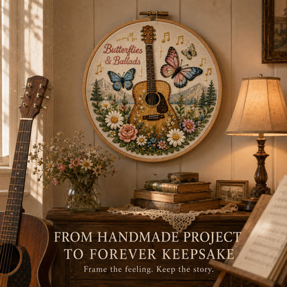 🧵 Southern Country Embroidery Kit Collection | Beginner-Friendly Wooden Hoop Art DIY Keepsake 🌼