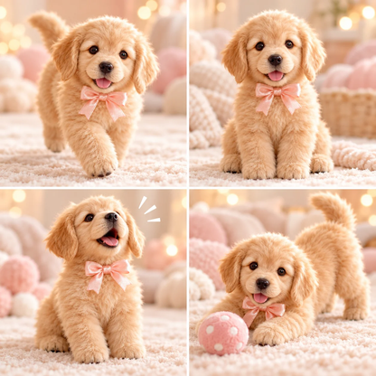 🔥Black Friday Deal🎄49% OFF🐕🐾 Golden Buddy Realistic Robot Golden Retriever Puppy