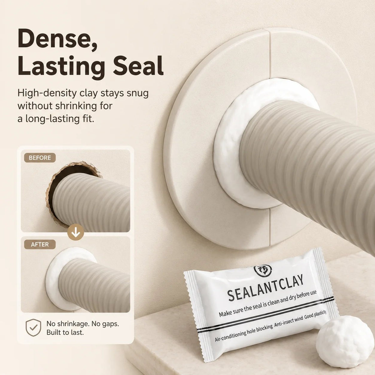 🏠 Wall Gap Sealant Clay – Reusable Draft & Pest Blocker for Home Repairs