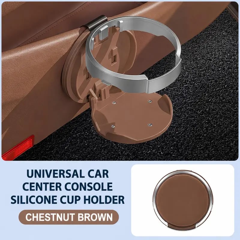 🚗 47% OFF Foldable Car Cup Holder – Extra Drink Space Without the Bulk