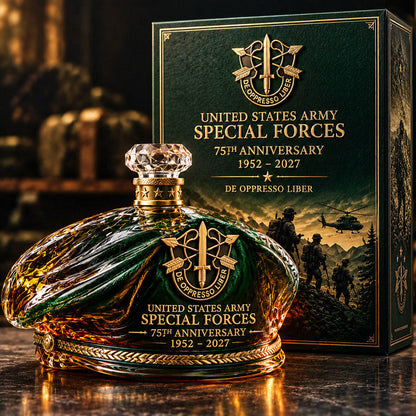 🥃🪖 Military-Inspired Whiskey Bottle – Tactical Collector-Style Bar Décor