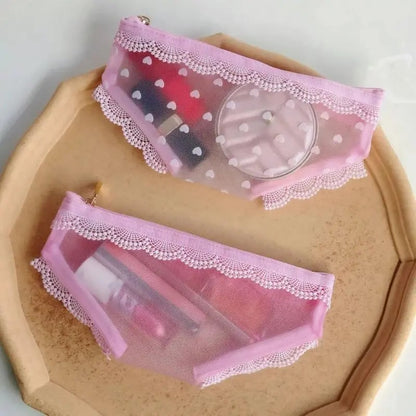 Unique Panties Shape Mesh Cosmetic Bag🩲