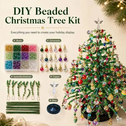 🎄✨ 50% OFF DIY Beaded Christmas Tree Kit 🎁 Create Your Own Holiday Sparkle