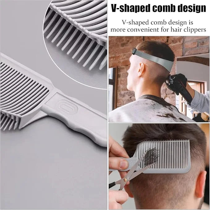 🔥 FINAL 50% OFF ✂️ 4-Piece Hair Cutting Guide Kit for Easier, More Controlled Trims