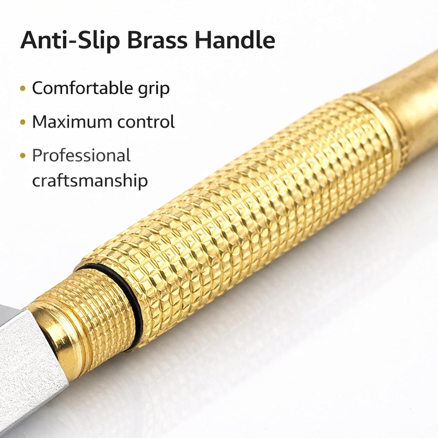 🔥 50% OFF Precision Glass Cutter 💎 Carbide Wheel with Anti-Slip Brass Handle