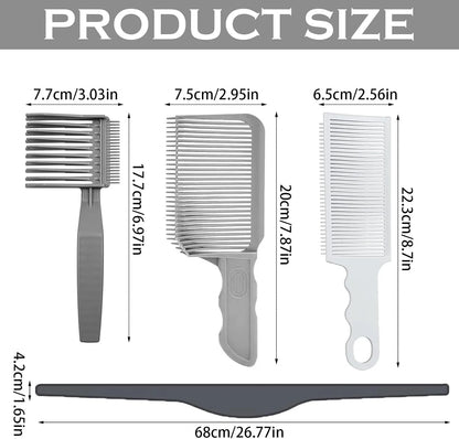 🔥 FINAL 50% OFF ✂️ 4-Piece Hair Cutting Guide Kit for Easier, More Controlled Trims