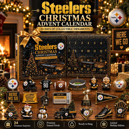🏈 2026 Pittsburgh Football Advent Calendar – 24 Collectible Ornaments