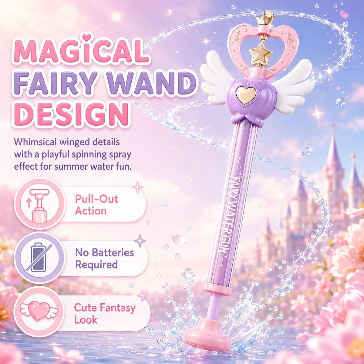 2027 New Magic Elf Children's Water Stick Toy💕