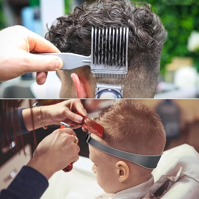 🔥 FINAL 50% OFF ✂️ 4-Piece Hair Cutting Guide Kit for Easier, More Controlled Trims