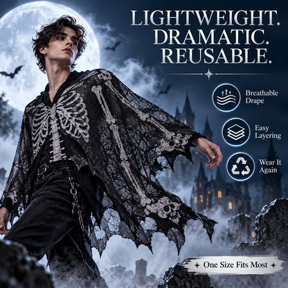 🦇Women's Dark Magic Cosplay Cape - Safe & Machine Washable