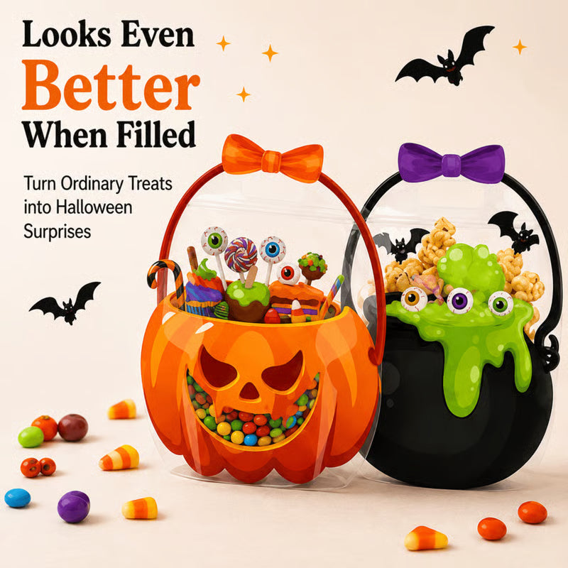👻 Limited Time 50% OFF Halloween Candy Bag 🎃 Cute Pumpkin Treat Bag For Kids