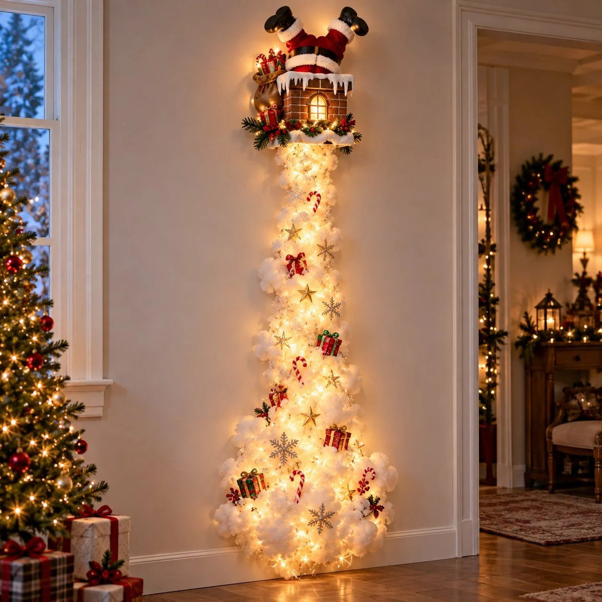 (🎁Last Day 49% OFF)🎄✨Christmas Magic Trail Wall Light - A Little Christmas Magic, Right on Your Wall