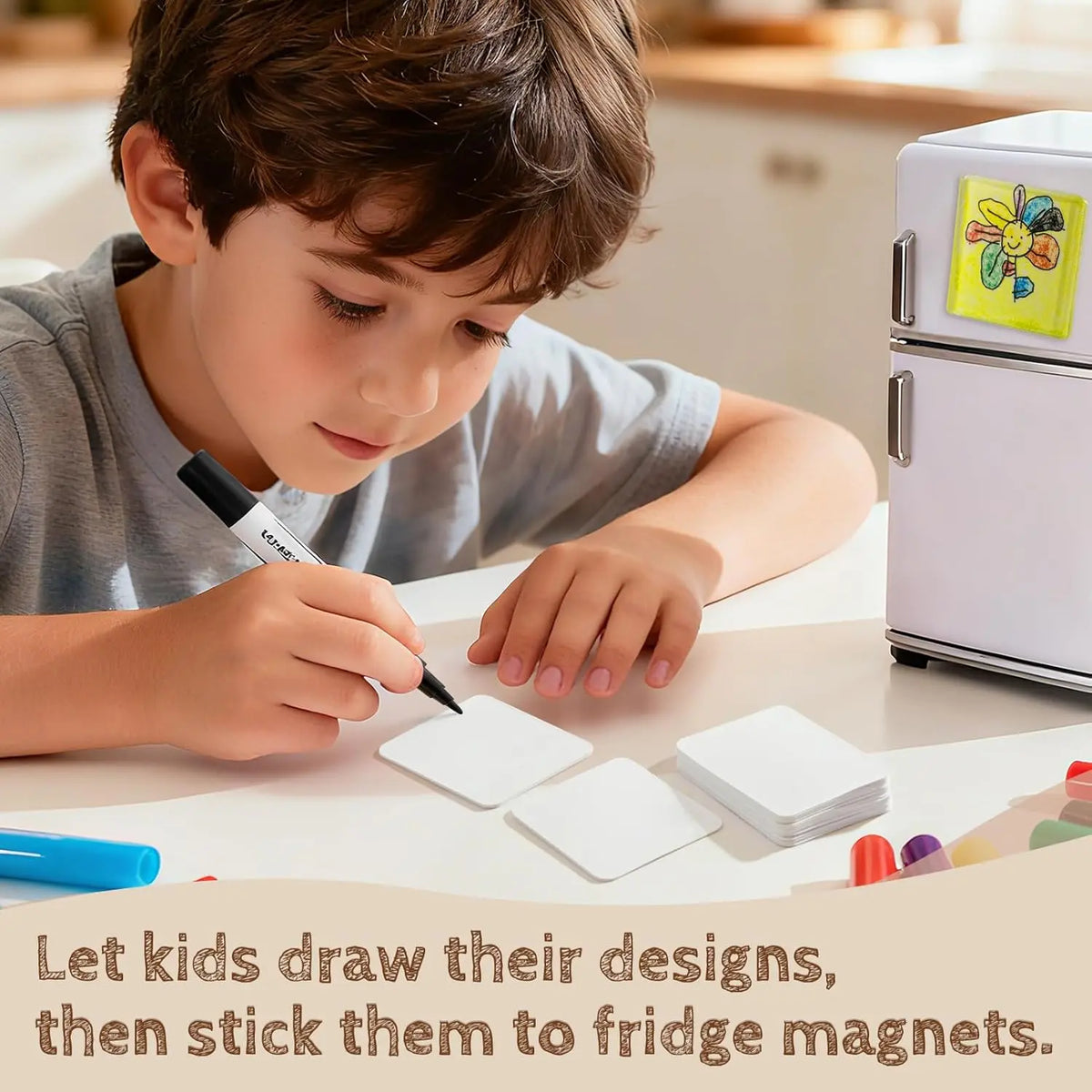 🔥 50% OFF DIY Acrylic Photo Magnet Kit – Create Custom Fridge Magnets in Minutes