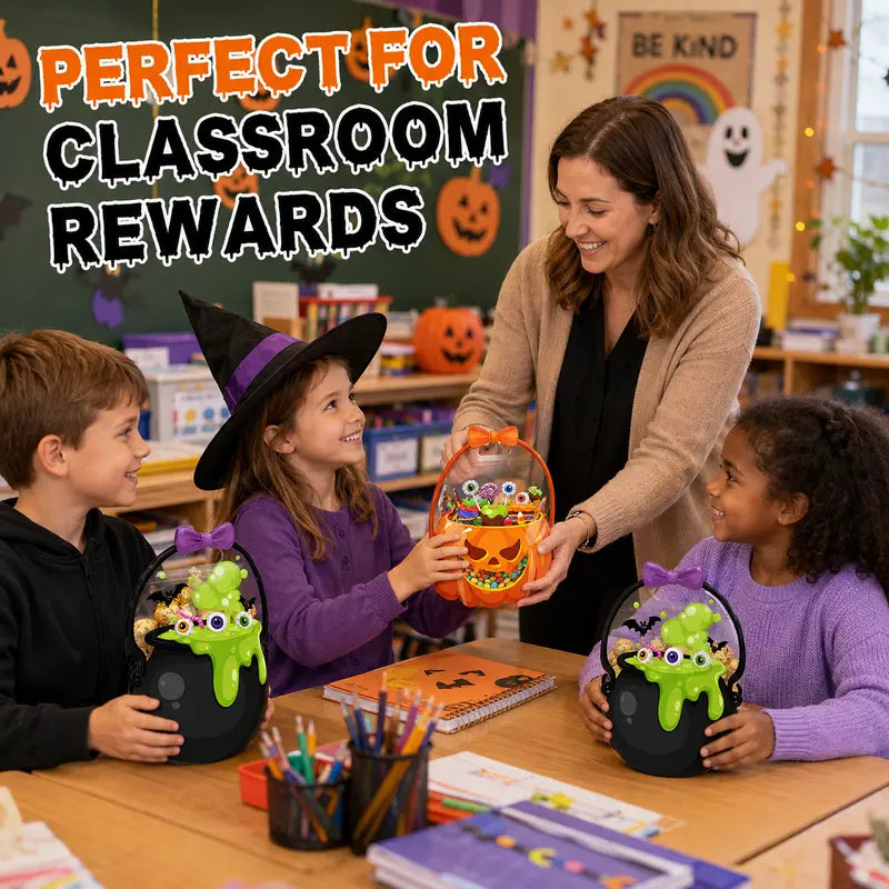 👻 Limited Time 50% OFF Halloween Candy Bag 🎃 Cute Pumpkin Treat Bag For Kids