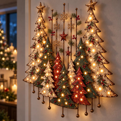 🔥Vintage Woodland Christmas Wall Decor