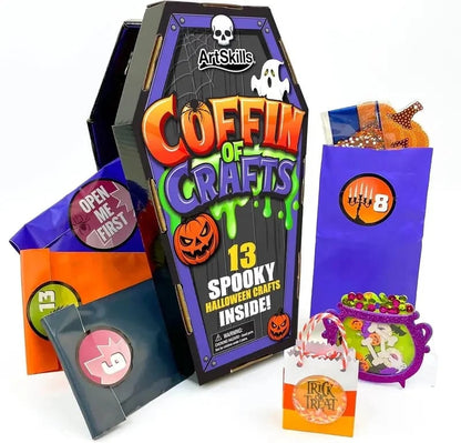 🎉Coffin Of Crafts Halloween Advent Calendar 2026 🎃 | 13 Days Of Spooky Crafts & Creative Surprises For Kids