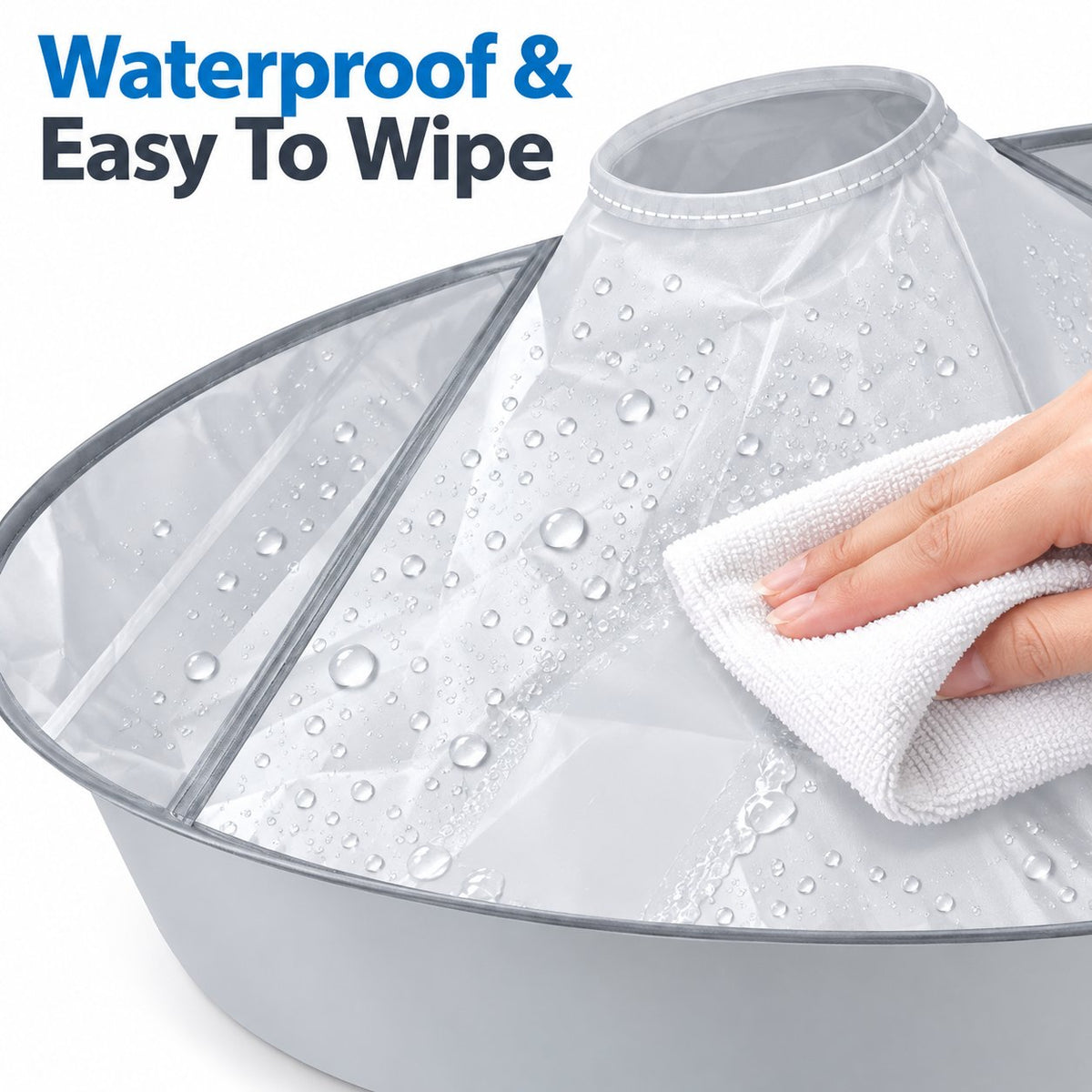 ✂️ 50% OFF Hair Catcher Cape 🧹 Easy-Clean Cape for Home Haircuts