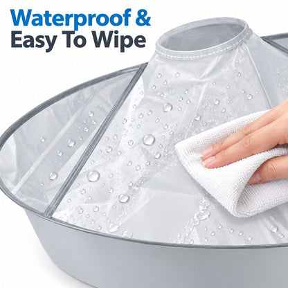 ✂️ 50% OFF Hair Catcher Cape 🧹 Easy-Clean Cape for Home Haircuts