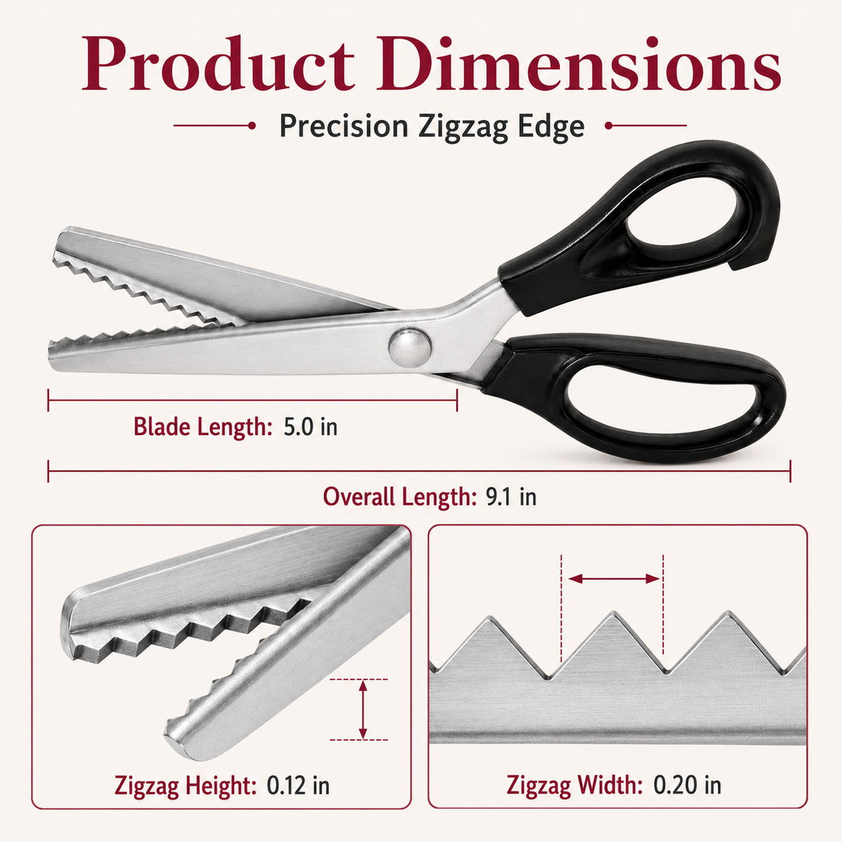 🔥 49% OFF ✂️ Pinking Shears – Cleaner Edges in Every Cut