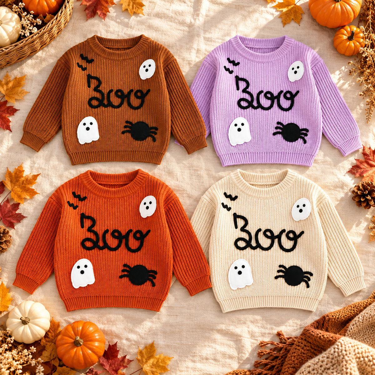 👻 Little Boo Knit Sweater 🎃