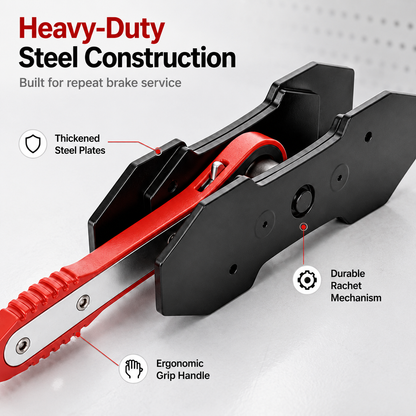 🔧  49% OFF-Ratcheting Brake Caliper Press Tool – 4-Plate Piston Spreader
