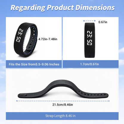 🔥 50% OFF USB Rechargeable Smart Sports Band – Track Steps, Calories & Daily Activity Anywhere