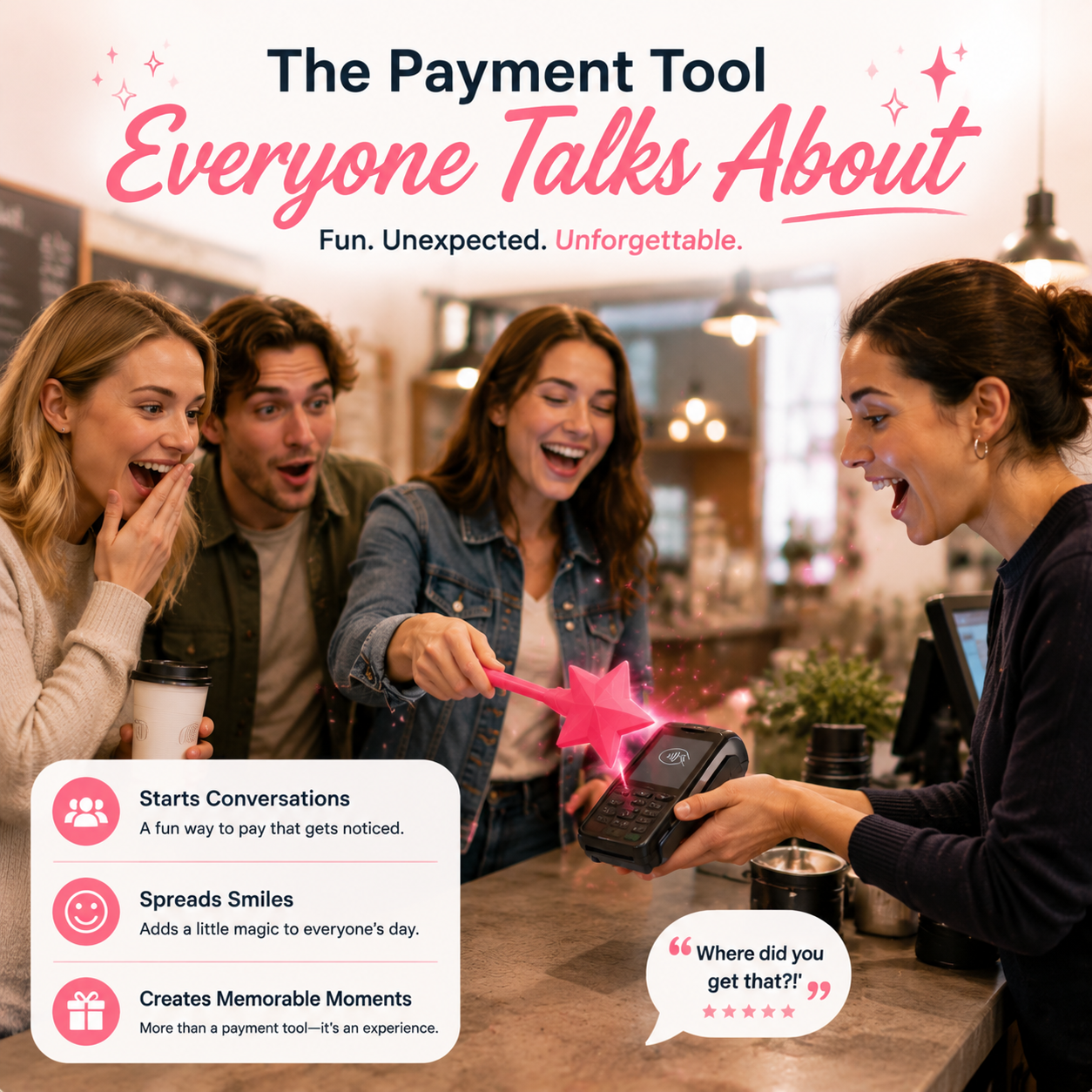 ✨ The Magic Wand That Makes Every Payment Feel Magical