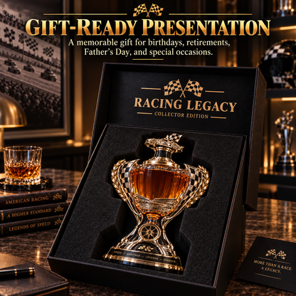 🏁 Racing Legacy Trophy Whiskey Decanter – Collector’s Edition 🏆