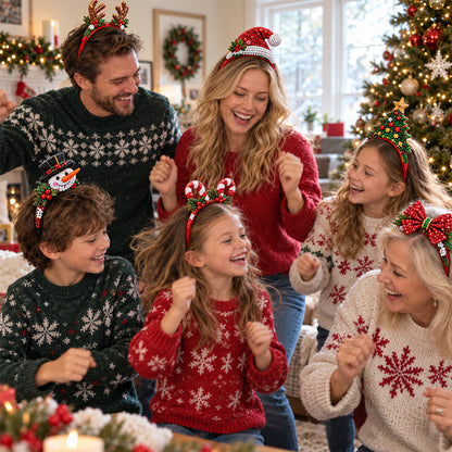 🎄 DIY Christmas Headband Making Kit – Create Your Own Festive Style ✨🎀